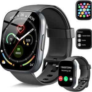 Smart Watch, 1.95" Smartwatch for Men Women(Answer/Make Call), 2025 New Fitness Watch with 110+ Sports Modes, Fitness Activity Tracker with Heart Rate/Pedometer/Sleep/IP68 Waterproof for Android iOS