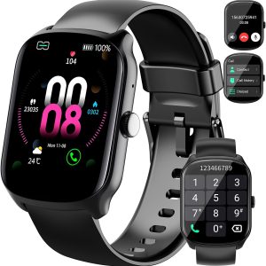 Smart Watch for Men Women (Dial/Answer Calls), 1.95"HD Curved Screen Smartwatch, Heart Rate/Sleep Monitor Fitness Watches, 112+ Sports Modes Activity Trackers, IP68 Waterproof Watch for Android iOS